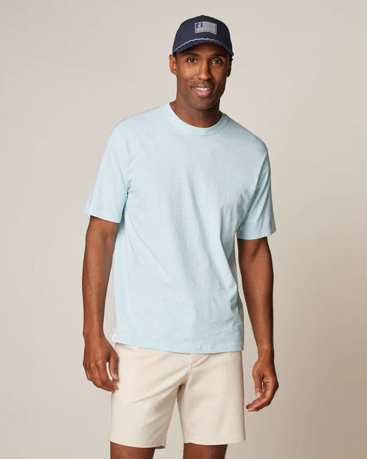 johnnie-O Mens Heathered Spencer Short Sleeve T-Shirt