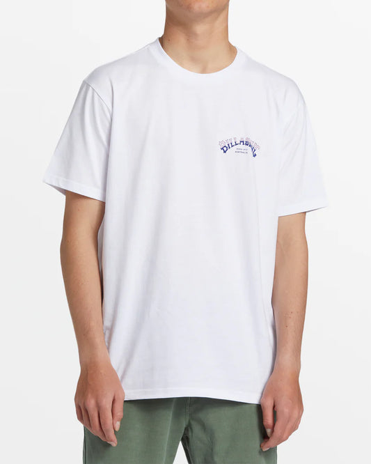 T-shirt à manches courtes Billabong Stacked Arch Wave pour homme