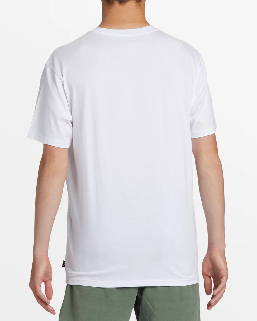 Billabong Herren Stacked Arch Wave Kurzarm-T-Shirt