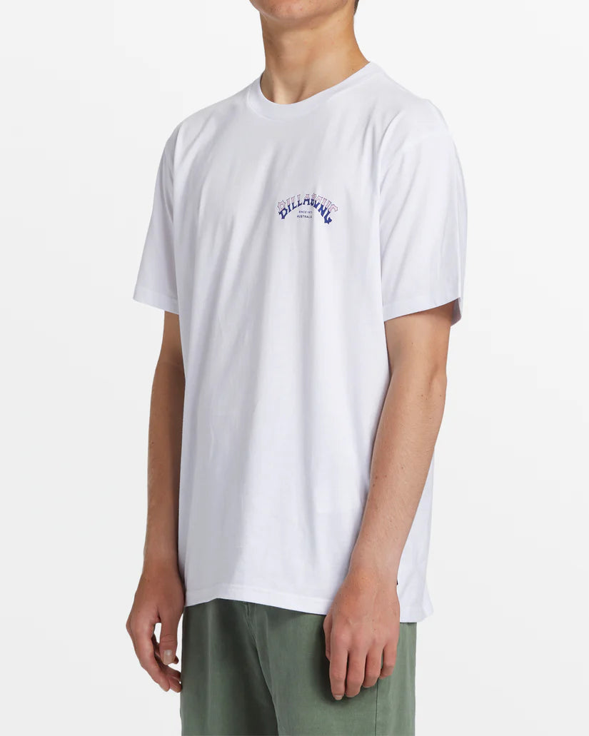 T-shirt à manches courtes Billabong Stacked Arch Wave pour homme