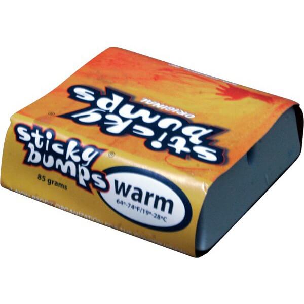 Cire pour planche de surf Sticky Bumps pour eau chaude