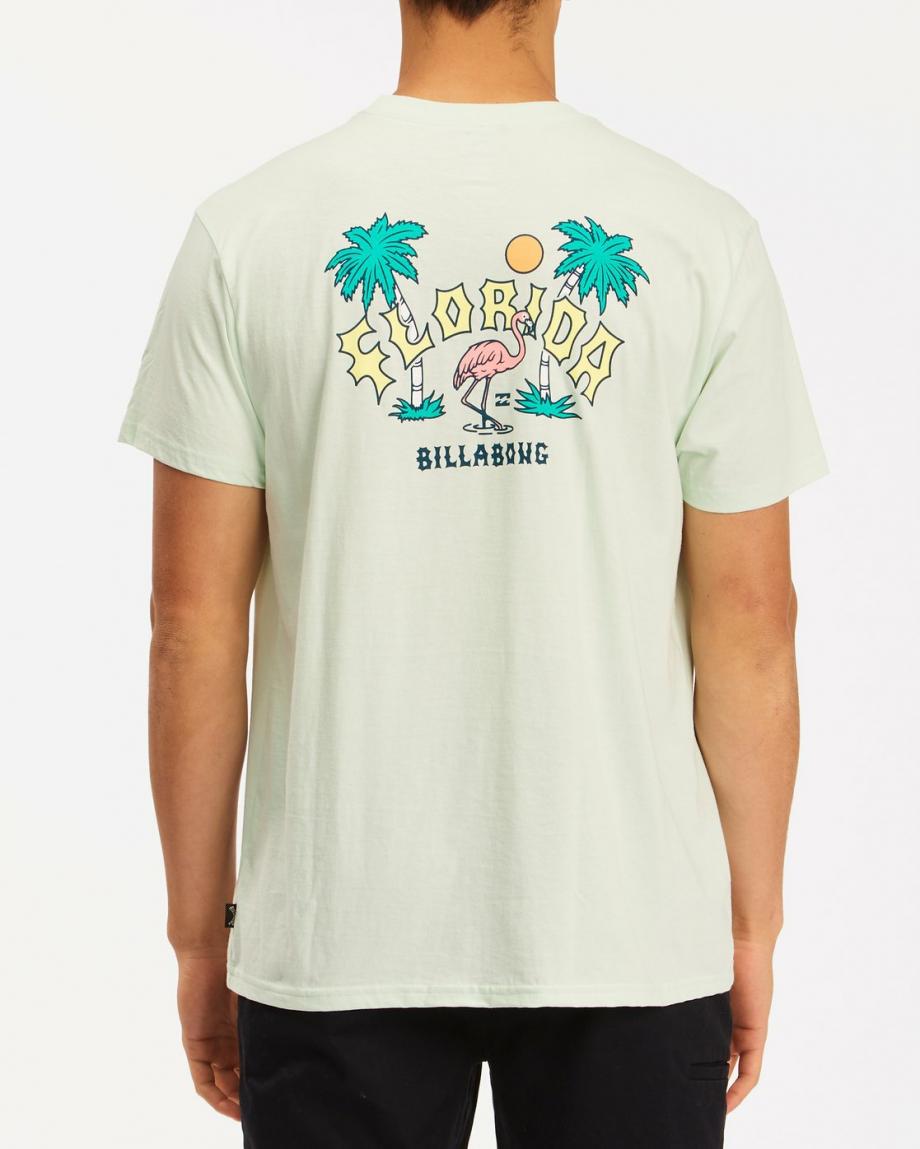 Billabong Herren Arch FL Kurzarm-T-Shirt