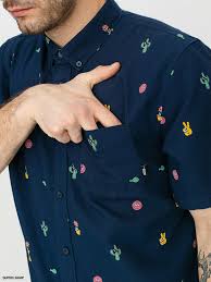 Chemise tissée à manches courtes Vans pour homme Houser Strange Vacation