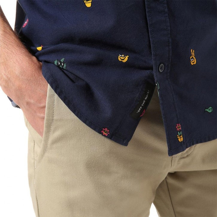 Chemise tissée à manches courtes Vans pour homme Houser Strange Vacation