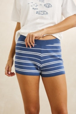 Rhythm Womens Vista Stripe Knit Shorts