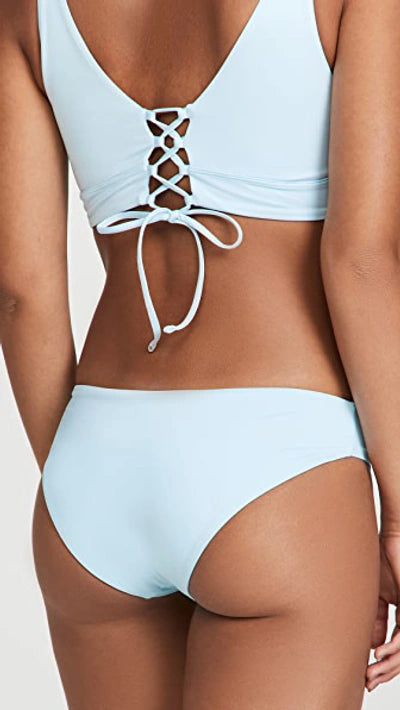 Maaji Womens Sky Blue Reversible Bikini Bottom