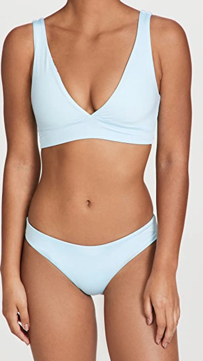 Maaji Womens Sky Blue Reversible Bikini Bottom