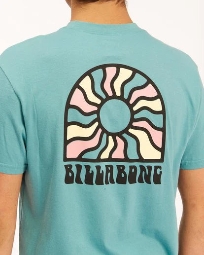 Billabong Herren Arch Sun Kurzarm-T-Shirt