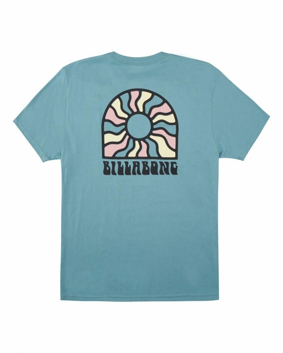 Billabong Herren Arch Sun Kurzarm-T-Shirt