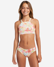 Load image into Gallery viewer, Billabong Girl&#39;s Sunbeams Forever Reversible High Neck 2 Piece Bikini Set