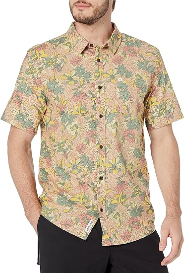 Quiksilver Mens Sunday Stroll Short Sleeve Shirt