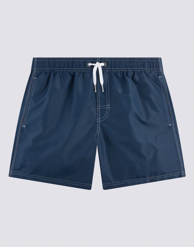 Sundek Mens 14" Short Length Elastic Waist Swim Trunk