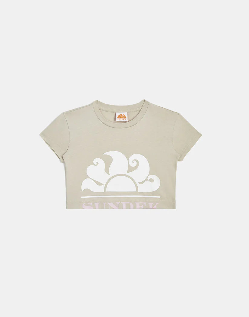 Sundek Womens Mini Cropped T-Shirt