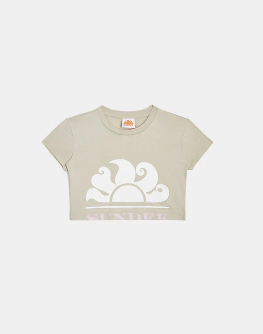Sundek Womens Mini Cropped T-Shirt