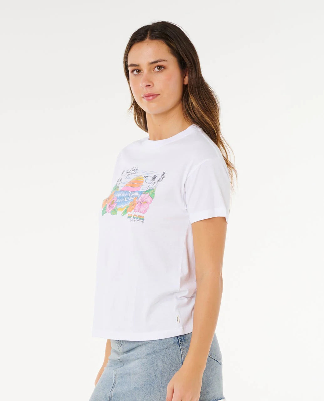 Rip Curl Women's Sun Rays Cropped T-Shirt