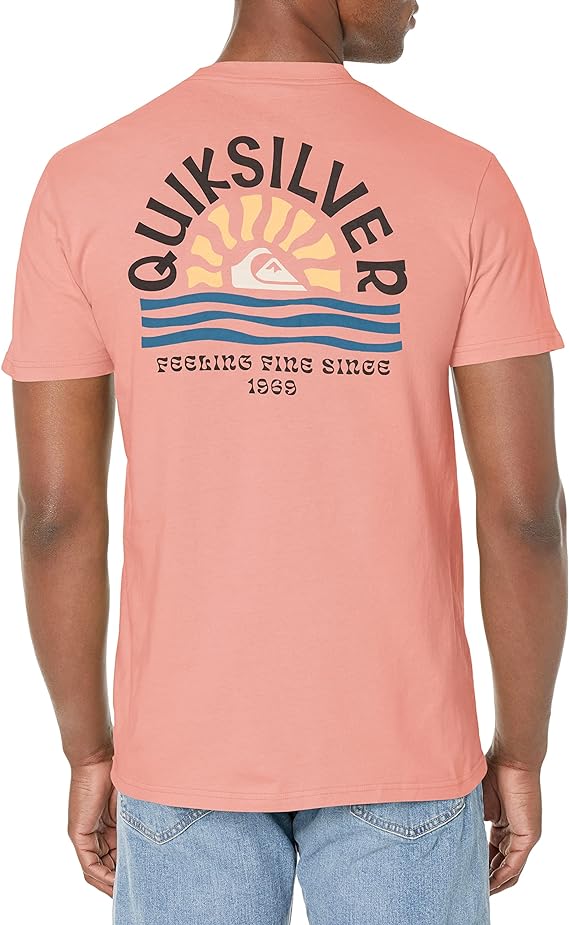 Quiksilver Herren Sunset Mind Kurzarm-T-Shirt