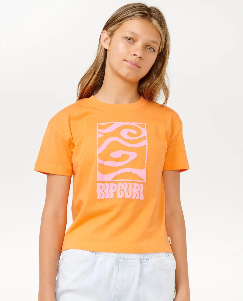 Rip Curl Girls Sun Sol Loop Crop Tee