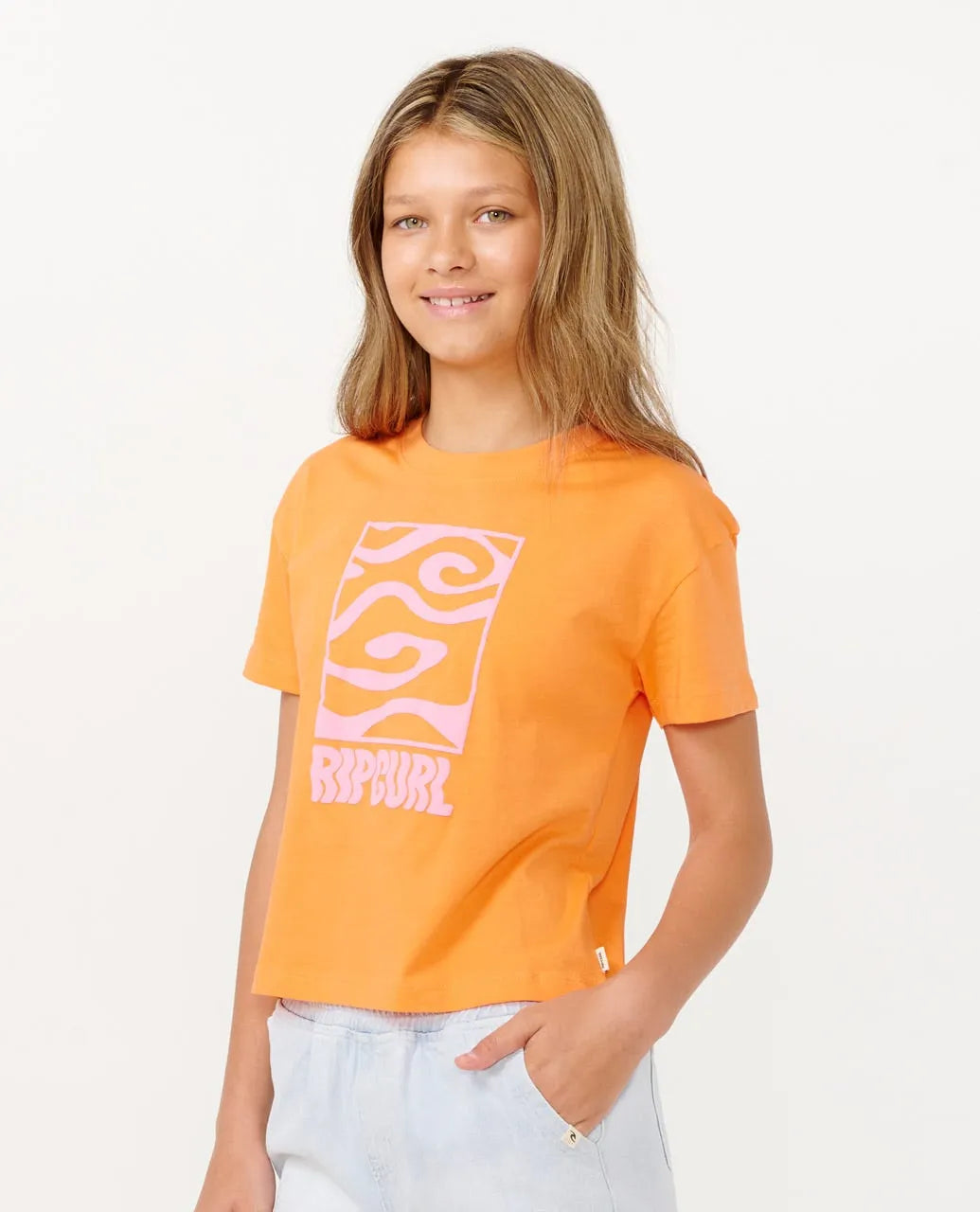 Rip Curl Girls Sun Sol Loop Crop Tee