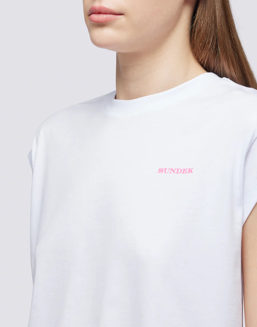 Sundek Damen-T-Shirt mit kurzen Ärmeln und „Degrade“-Aufdruck