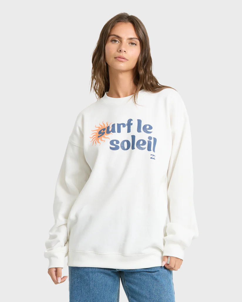 Billabong Women's Seaside Panorama Crewneck Sweatshirt
