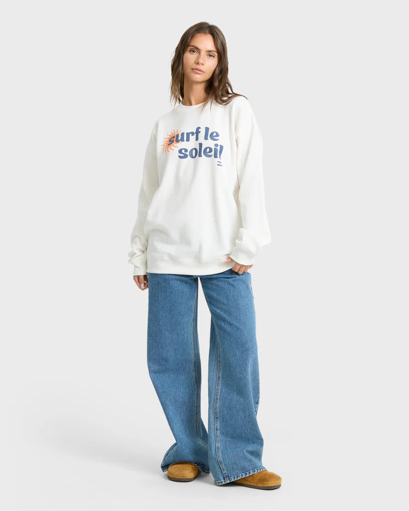 Billabong Women's Seaside Panorama Crewneck Sweatshirt