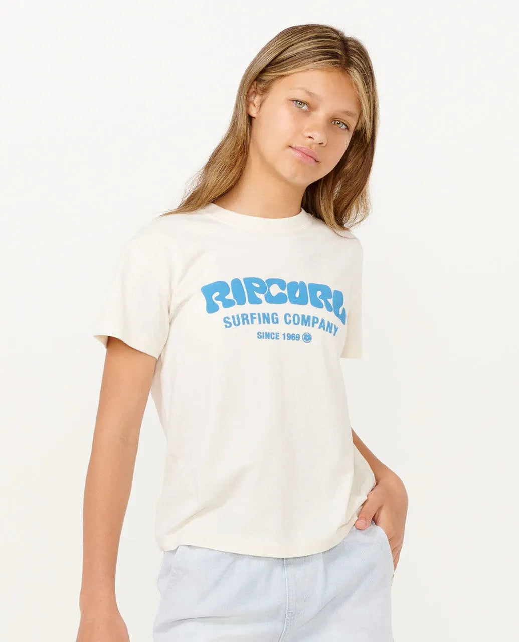 T-shirt décontracté Rip Curl Surf Puff pour filles