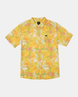 RVCA Men's Sussingham Short Sleeve Button-Up Shirt