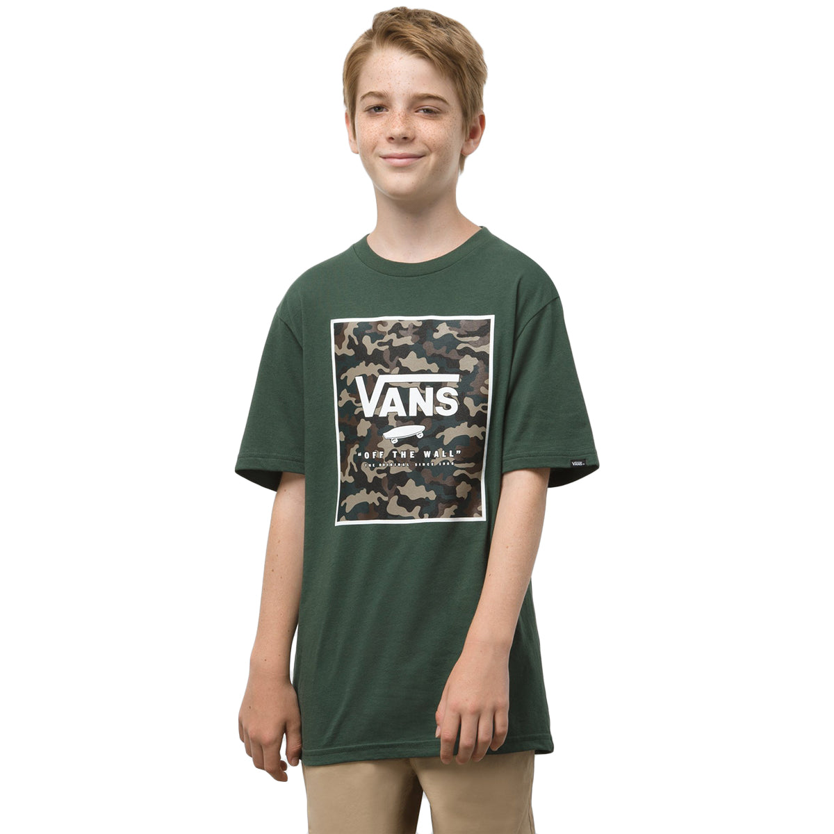 Vans Boys Print Box Short Sleeve T-Shirt