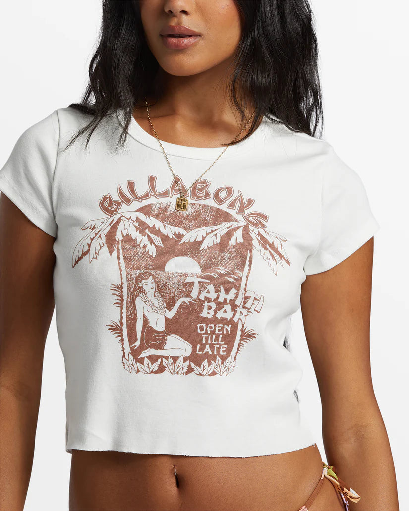 Billabong Womens Tahiti Bar Shrunken T-Shirt