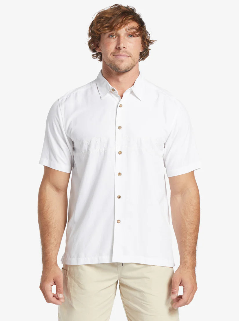 Chemise à manches courtes Tahiti Palms 4 de la collection Waterman pour homme de Quiksilver