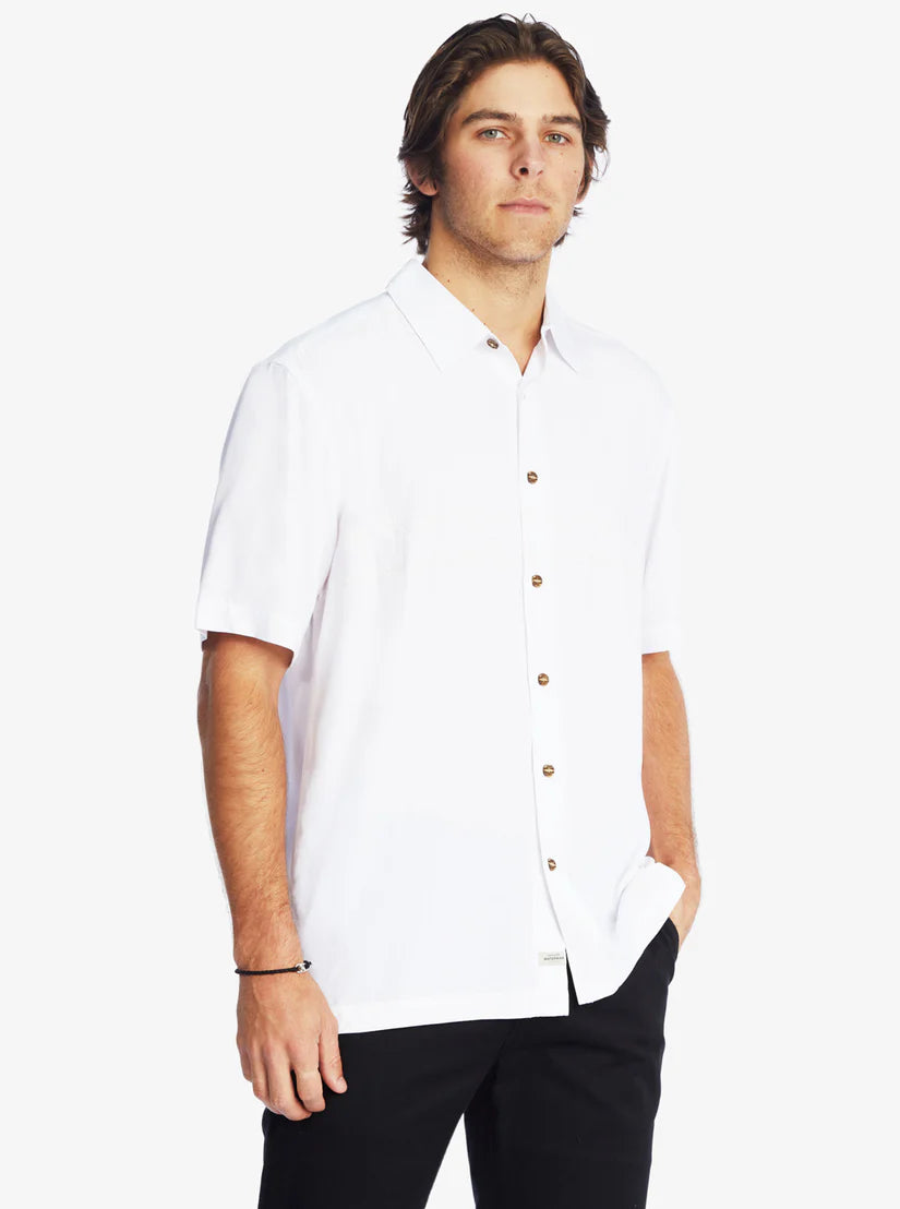 Chemise à manches courtes Tahiti Palms 4 de la collection Waterman pour homme de Quiksilver