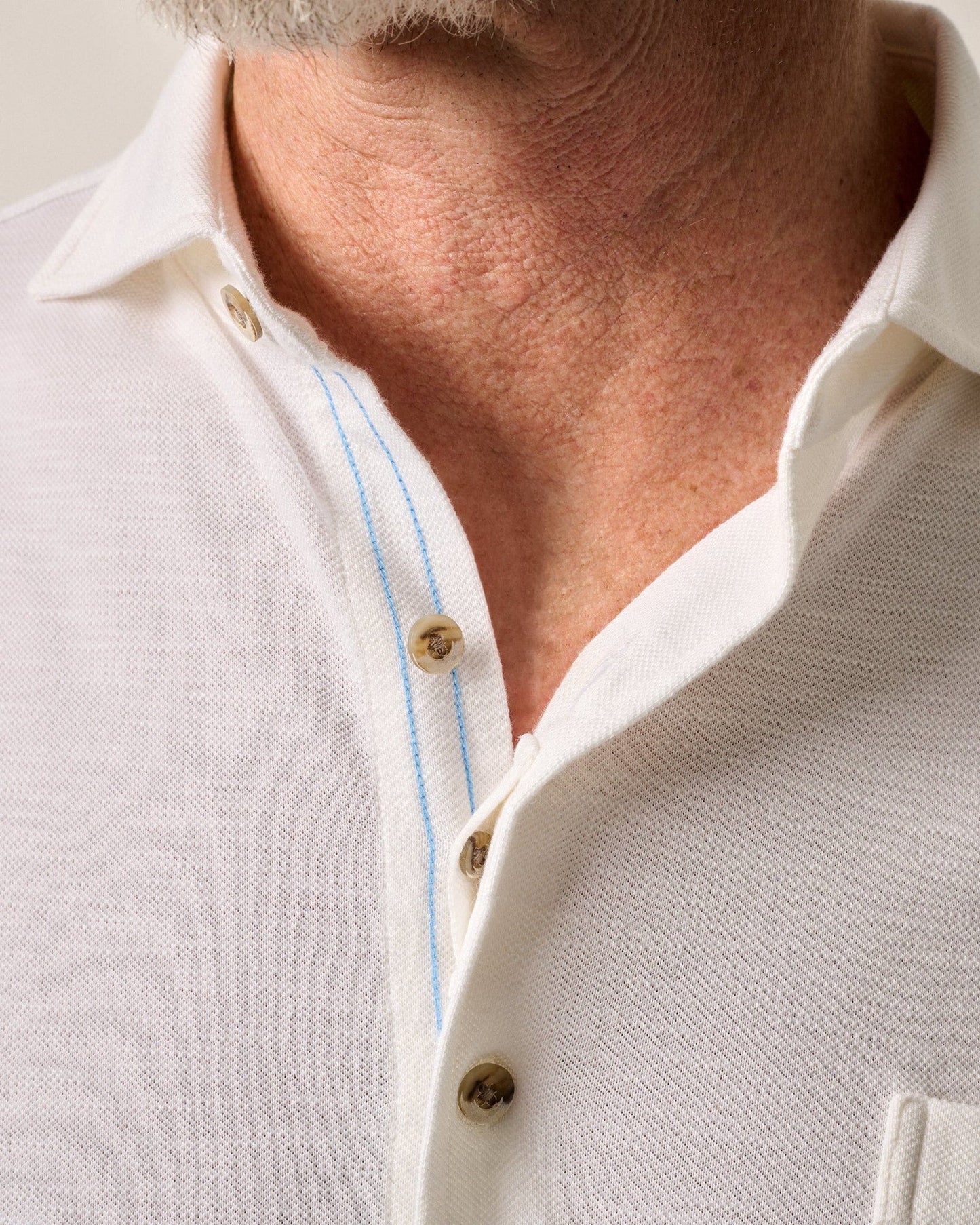 johnnie-O Mens Tasca Short-Sleeve Knit Pique Button-Down Shirt