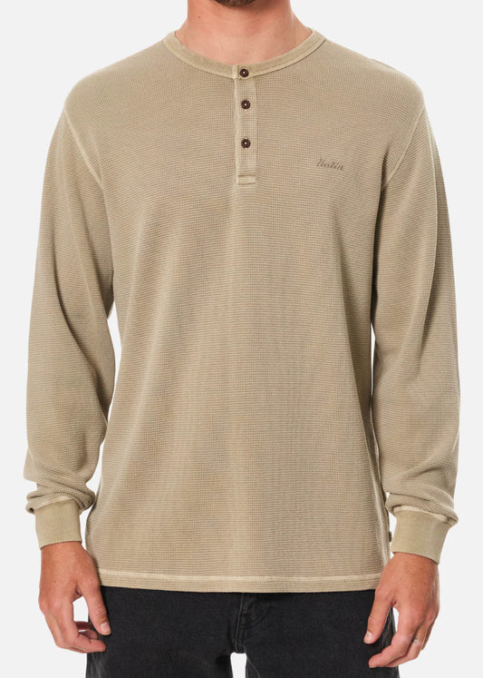 Katin Mens Mesa Thermal Long Sleeve Henley Shirt