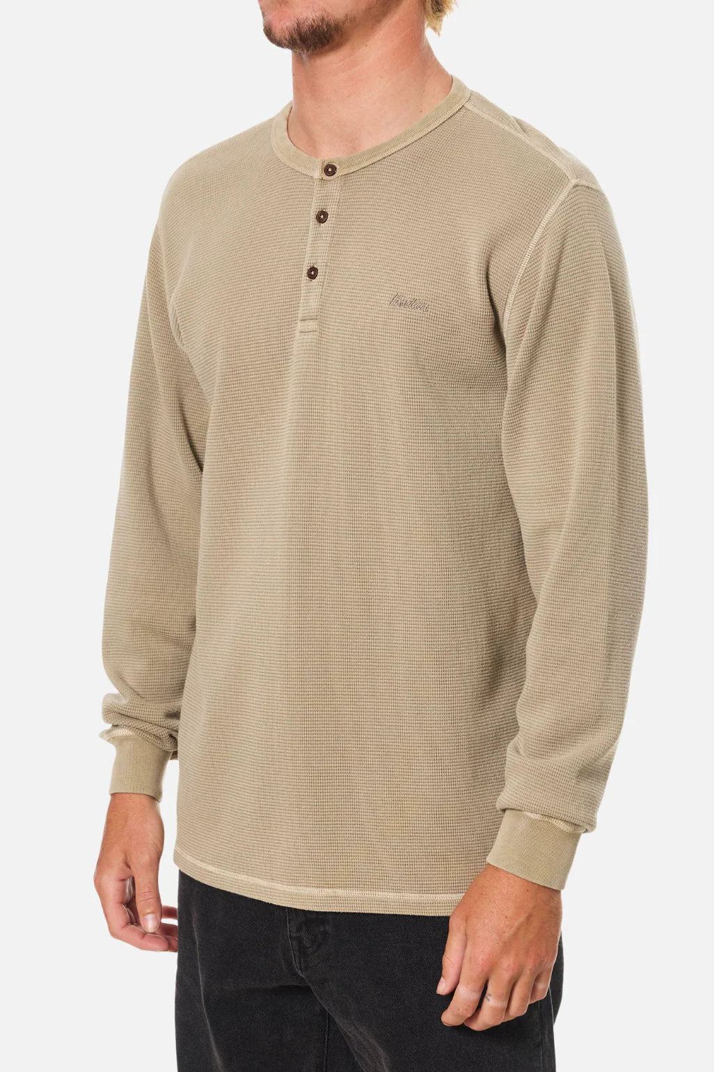 Katin Mens Mesa Thermal Long Sleeve Henley Shirt