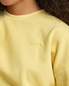 RVCA Womens Test Drive Peached Sweatshirt