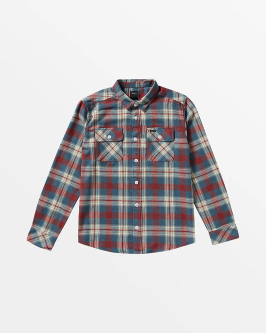 RVCA Men's That'll Work Flannel Long Sleeve Shirt