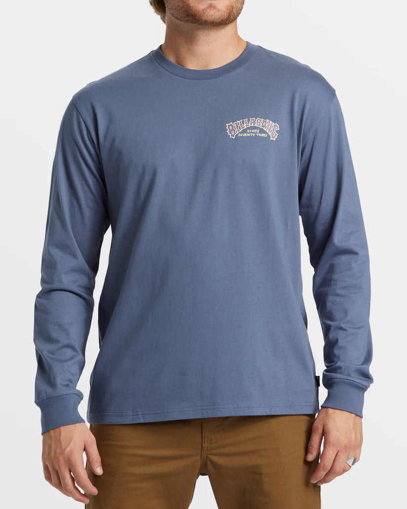 Billabong Mens Theme Arch Long Sleeve T-Shirt