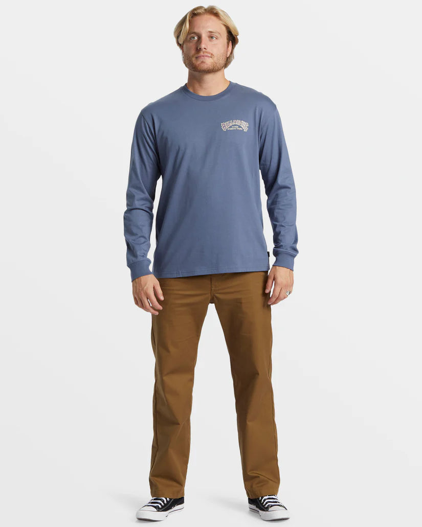 Billabong Mens Theme Arch Long Sleeve T-Shirt