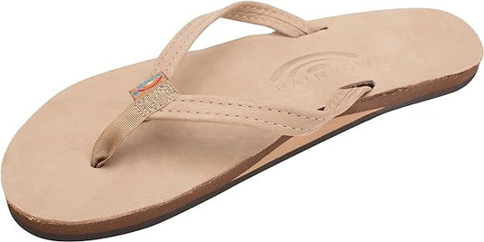 Rainbow Sandals Damen-Sandalen aus einlagigem Premier-Leder, 1,27 cm schmaler Riemen