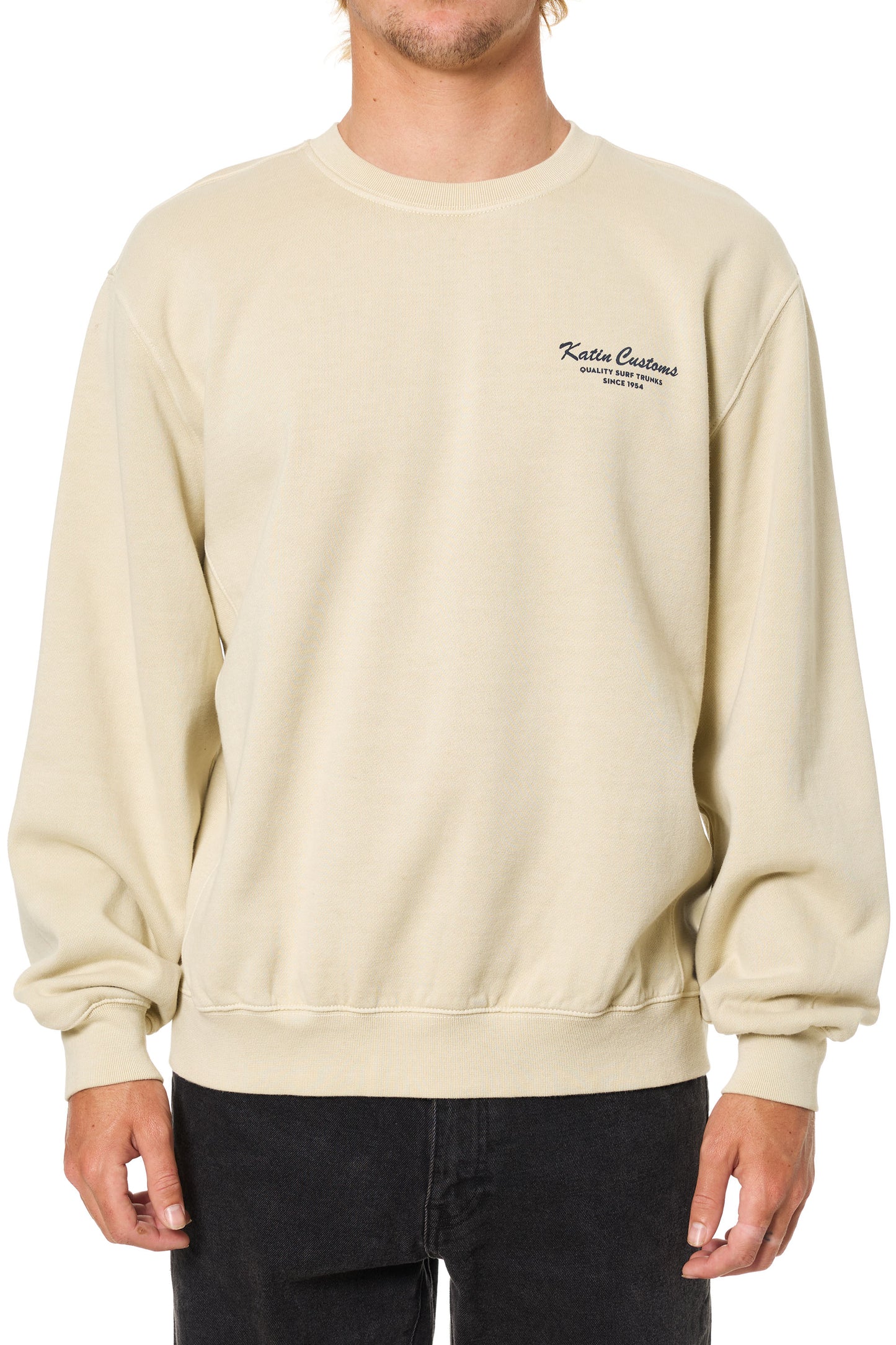 Katin Mens Tidal Crewneck Long Sleeve Swaetshirt