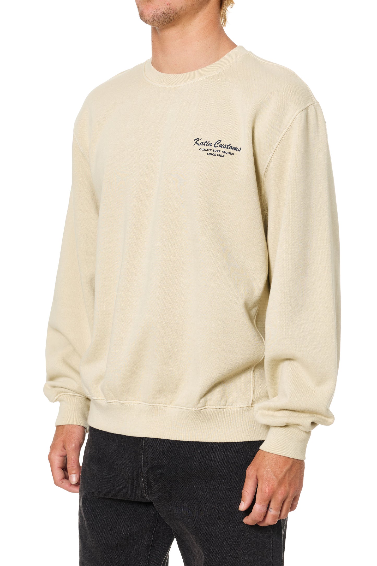 Katin Mens Tidal Crewneck Long Sleeve Swaetshirt