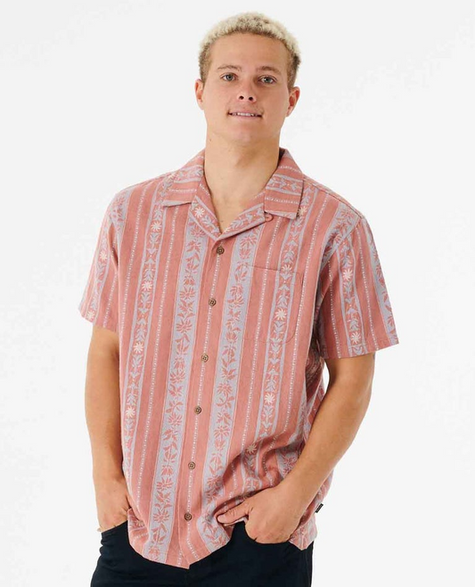 Rip Curl Mens Topanga Short Sleeve Button Up Shirt