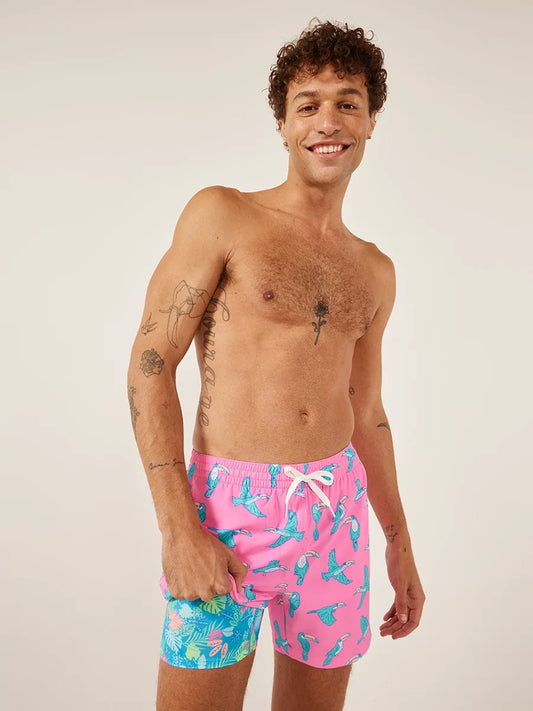 Chubbies Mens The Toucan Do Its 5.5" Swim Trunks with Compression Liner