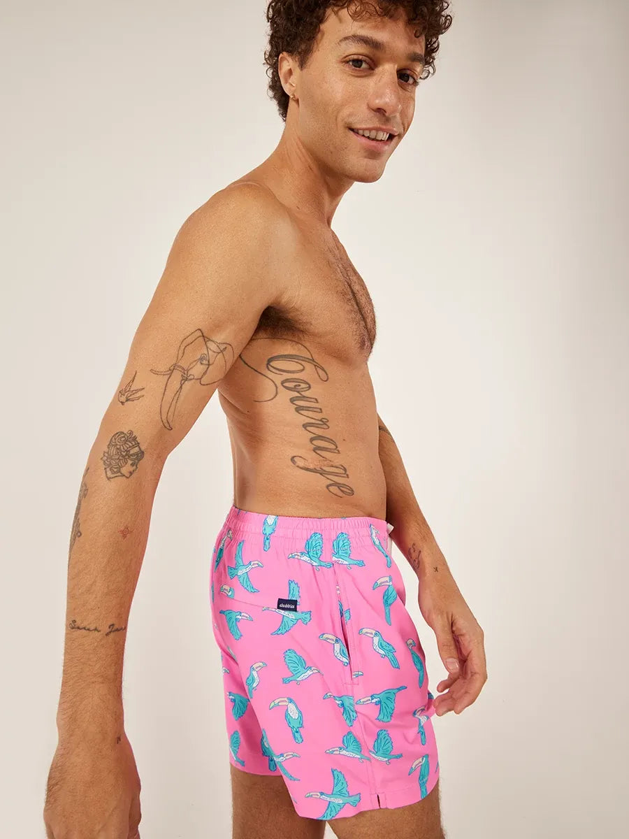 Chubbies Mens The Toucan Do Its 5.5" Swim Trunks with Compression Liner