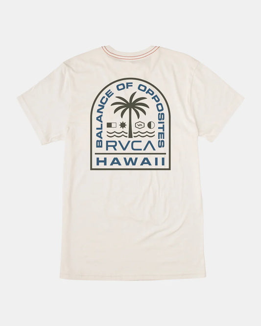 T-shirt à manches courtes pour hommes RVCA Tropics