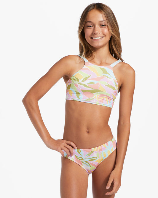 Billabong Mädchen Tropic Crush Wendbares 2-teiliges Bikini-Set