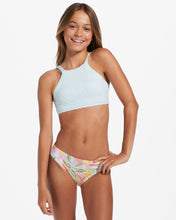 Load image into Gallery viewer, Billabong Girl&#39;s Tropic Crush Reversible 2 Piece Bikini Set