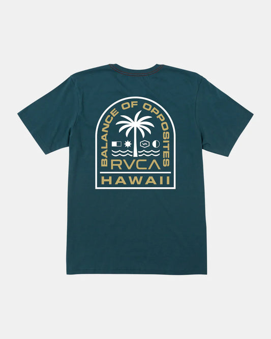 T-shirt à manches courtes pour hommes RVCA Tropics