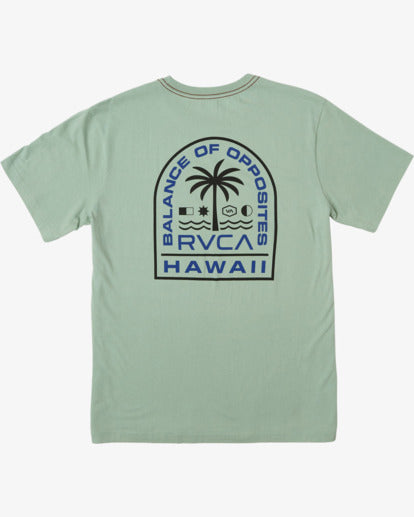 T-shirt à manches courtes pour hommes RVCA Tropics