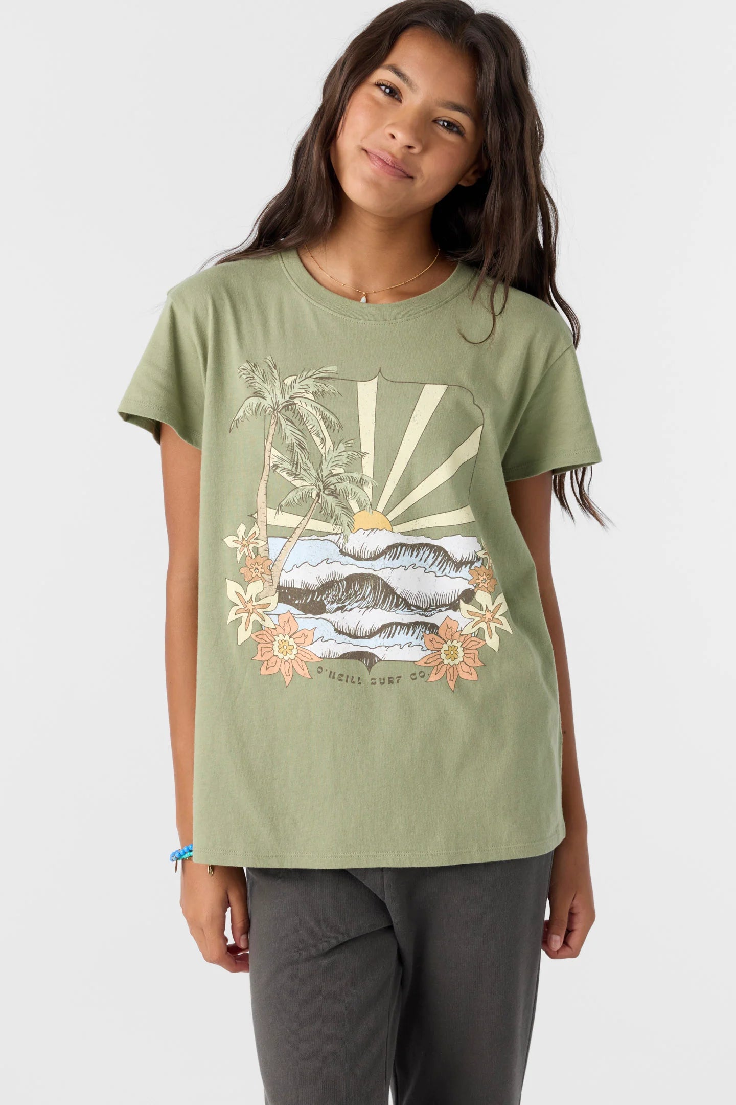 O'Neill Girls Tropical Swell T-Shirt